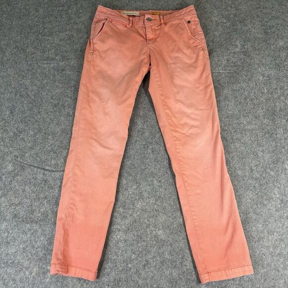 Pilcro And The Letterpress Anthropologie Size 26 Hyphen Pant in Sun-Washed Mango - Picture 1 of 10